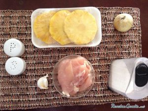 ingredientes receta pollo con piña